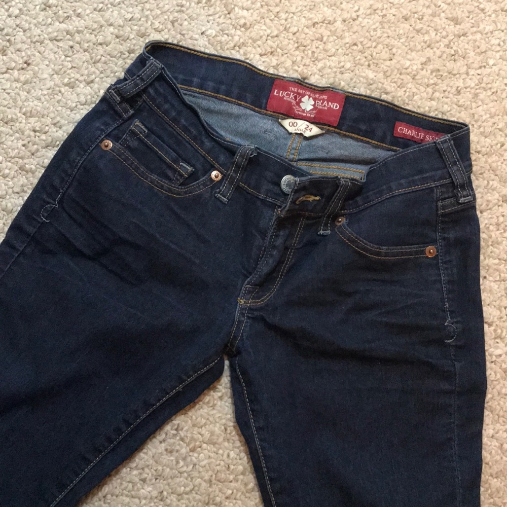 Lucky brand skinny/ankle jeans